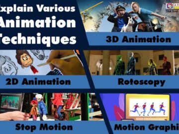 Explain Various Animation Techniques