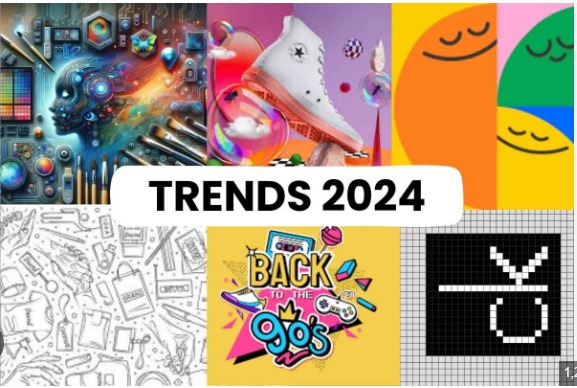 design trends in graphic design for 2024-25